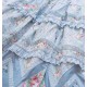 Surface Spell Dreamland Forest Floral Open Front Long Skirt(Leftovers/Full Payment Without Shipping)